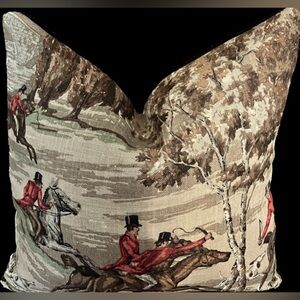Sanderson Tally-Ho Equestrian Pillow
